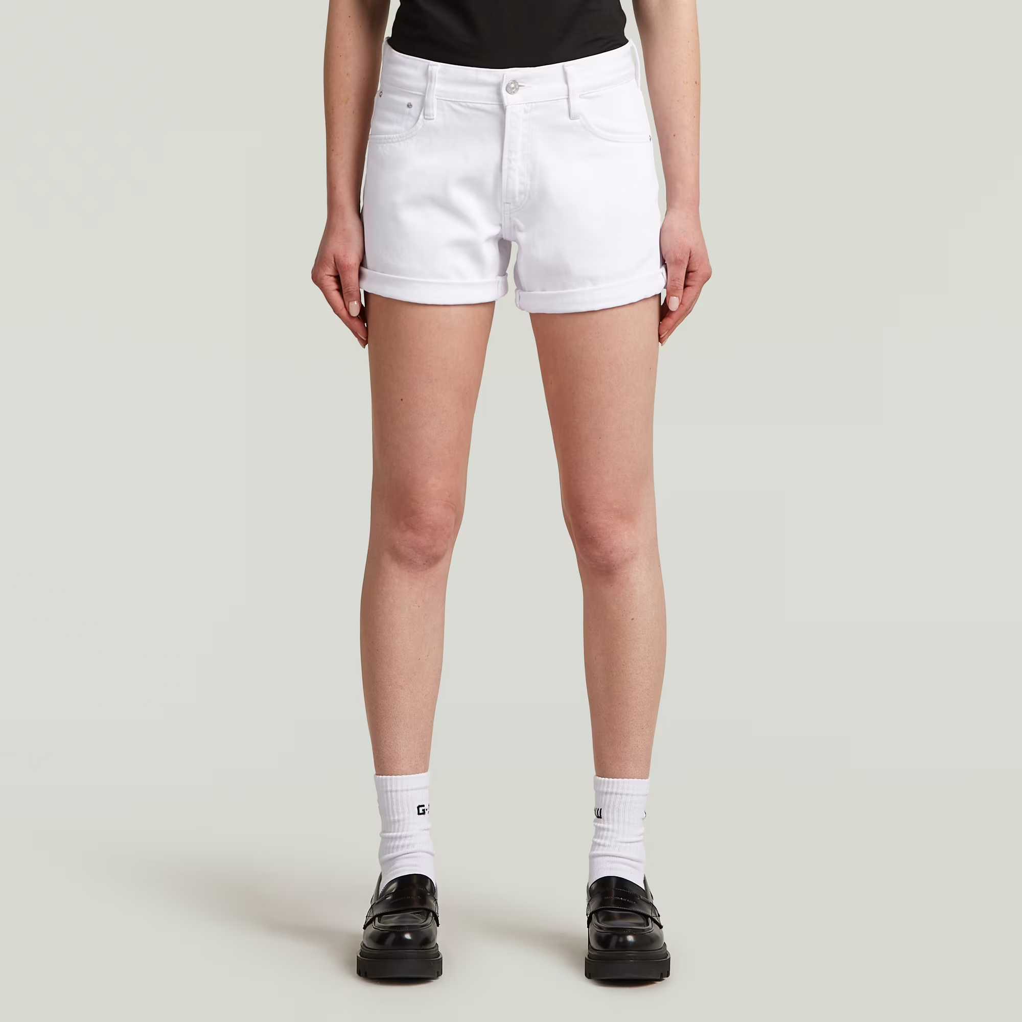Judee Boyfriend Shorts - White - Women, Shorts, G-Star RAW catalog