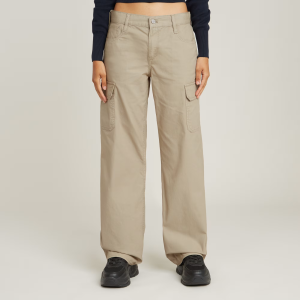 Judee Cargo Pants - Beige - Women, Pants, G-Star RAW catalog