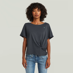 Knot T-Shirt - Dark blue - Women, T-Shirts, G-Star RAW catalog