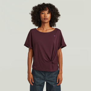 Knot T-Shirt - Red - Women, T-Shirts, G-Star RAW catalog