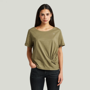 Knot Top - Green - Women, T-Shirts, G-Star RAW catalog