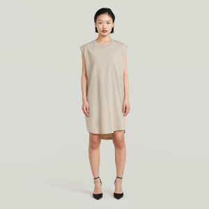 Lash Loose Dress - Beige - Women, Dresses, G-Star RAW catalog