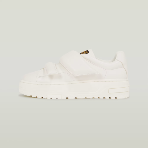 Lhana II Velcro Leather Sneakers - White - Women, Shoes, G-Star RAW catalog