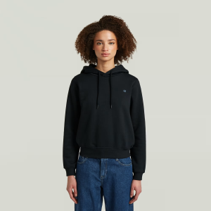 Logo Hoodie Sweat - Black - Women, Sweatshirts-Hoodies, G-Star RAW catalog