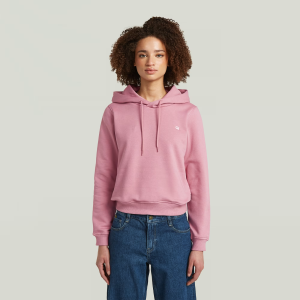 Logo Hoodie Sweat - Pink - Women, Sweatshirts-Hoodies, G-Star RAW catalog