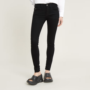 Lynn Mid Skinny Jeans - Black - Women, Jeans, G-Star RAW catalog