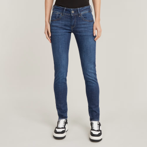 Lynn Mid Skinny Jeans - Dark blue - Women, Jeans, G-Star RAW catalog