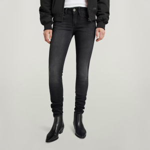 Lynn Mid Skinny Jeans - Grey - Women, Jeans, G-Star RAW catalog