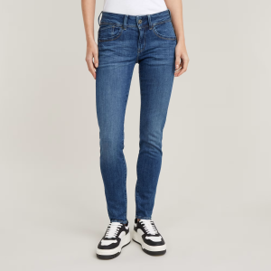 Lynn Mid Skinny Jeans - Medium blue - Women, Jeans, G-Star RAW catalog