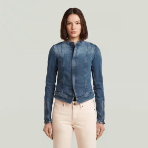 Lynn Zip Grip Slim Jacket - Dark blue - Women, Jackets and Blazers, G-Star RAW catalog