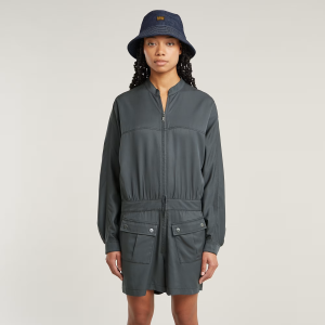 Macro Balloon Playsuit - Grey - Women, Jumpsuits-Overalls, G-Star RAW catalog