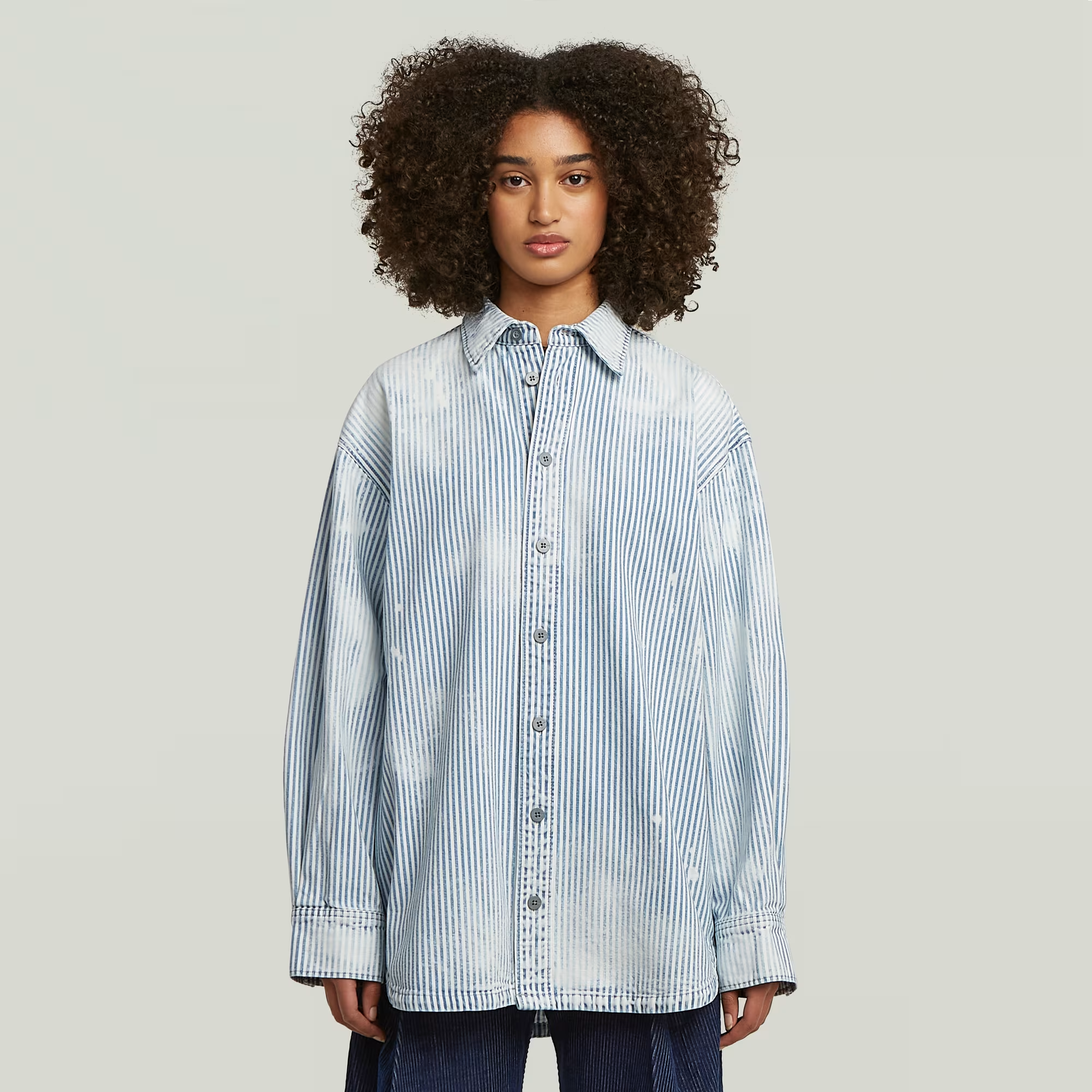 Maxi Overshirt - sun faded cretan coast - Women, overshirts, G-Star RAW catalog