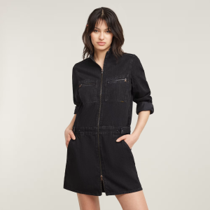 Mechanics Dress - Black - Women, Dresses, G-Star RAW catalog