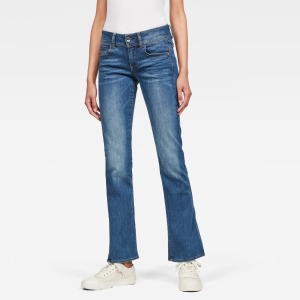 Midge Mid Bootcut Jeans - Medium blue - Women, Jeans, G-Star RAW catalog