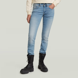 Midge Saddle Mid Straight Jeans - Medium blue - Women, Jeans, G-Star RAW catalog