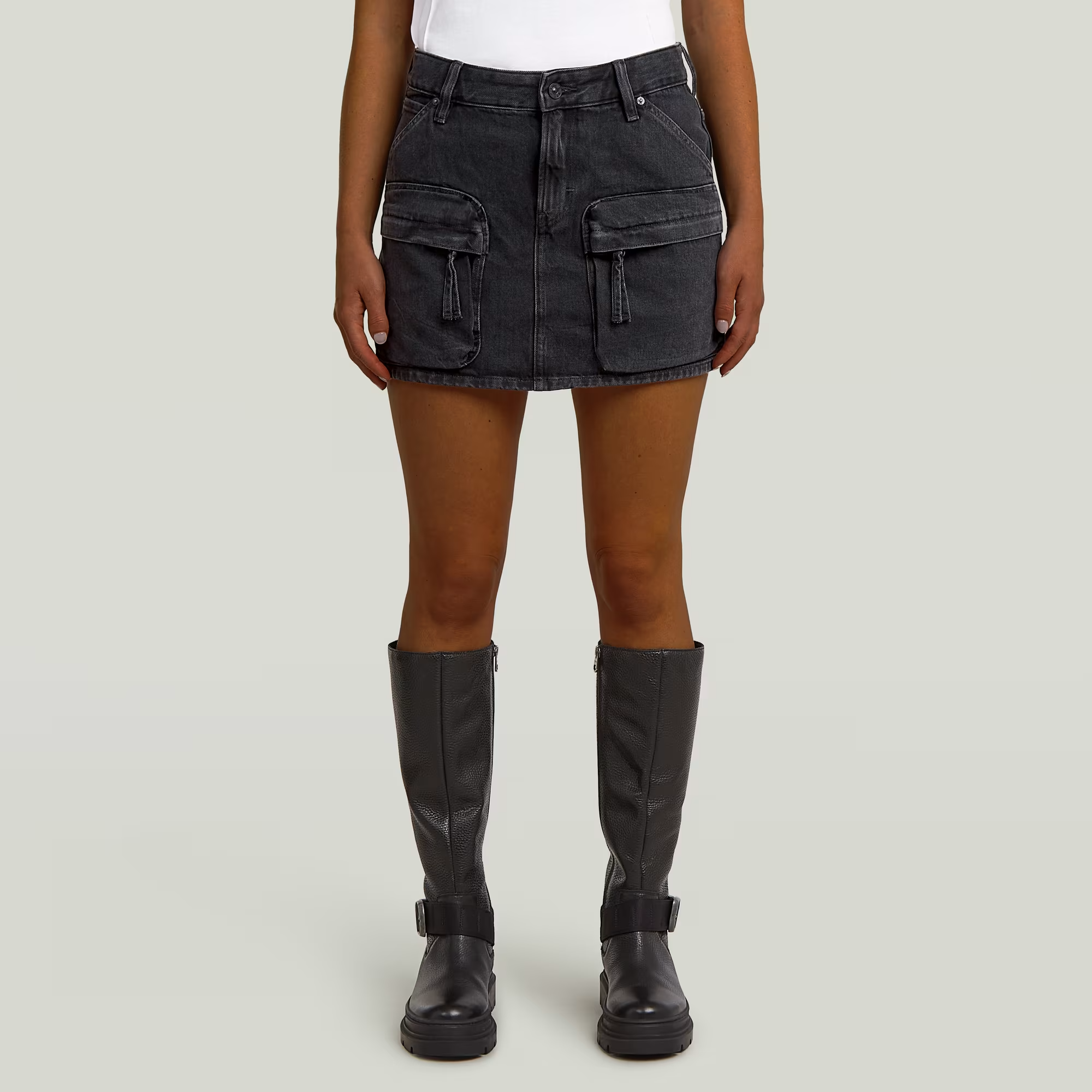 Mini Cargo Skirt - Black - Women, Skirts, G-Star RAW catalog