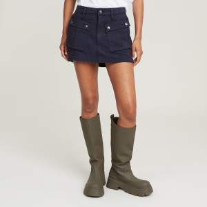 Mini Cargo Skirt - Dark blue - Women, Skirts, G-Star RAW catalog