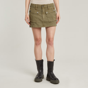 Mini Cargo Skirt - Green - Women, Skirts, G-Star RAW catalog
