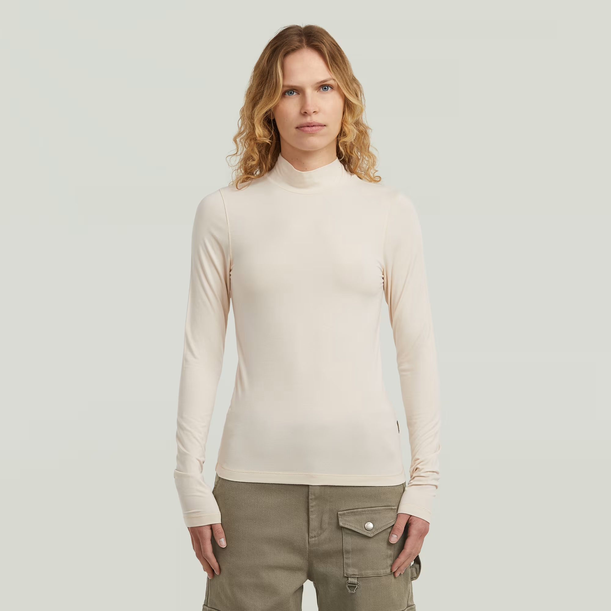 Mock Slim T-Shirt - White - Women, T-Shirts, G-Star RAW catalog
