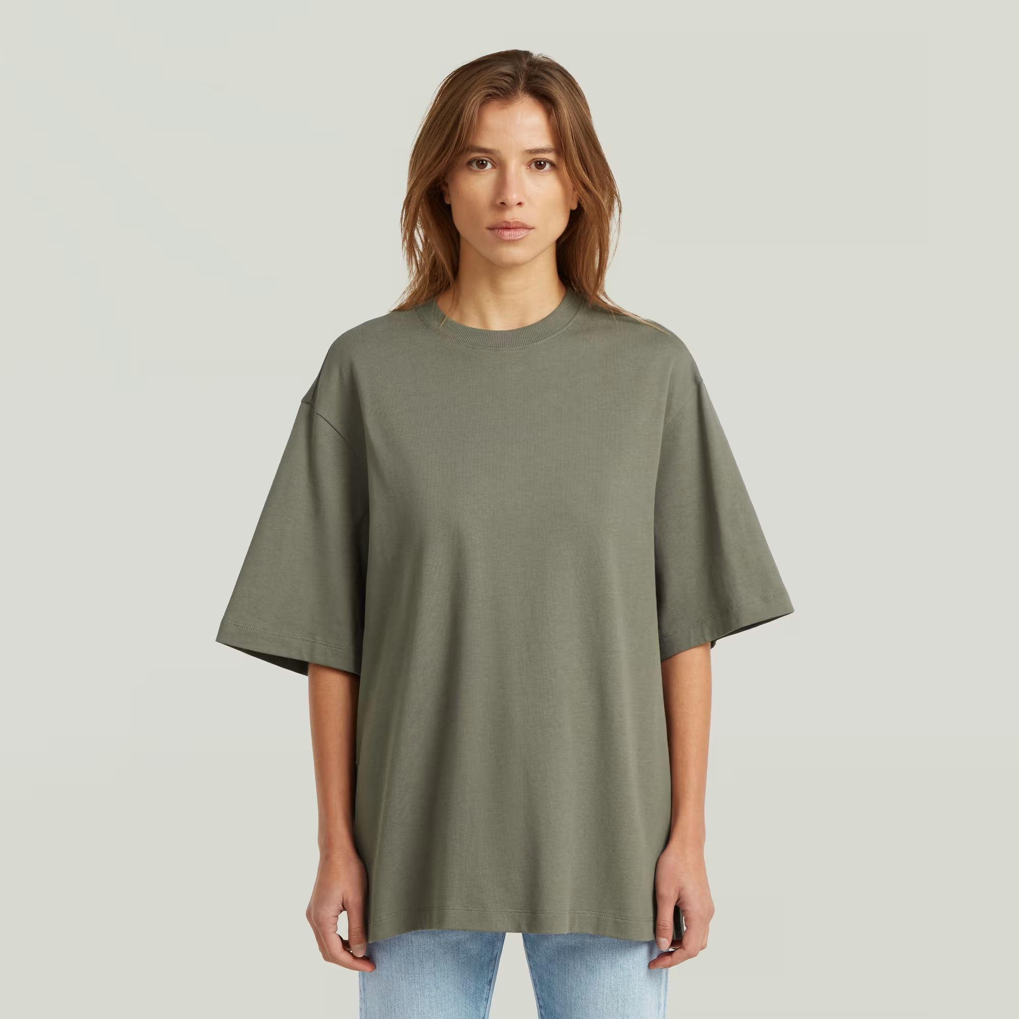 Modern Basic Loose T-Shirt - Green - Women, T-Shirts, G-Star RAW catalog