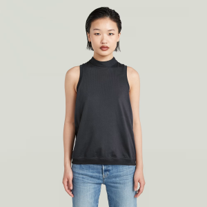 Open Back Knit Tanktop - Grey - Women, T-Shirts, G-Star RAW catalog