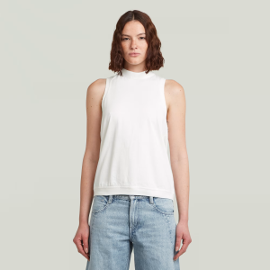 Open Back Knit Tanktop - White - Women, T-Shirts, G-Star RAW catalog