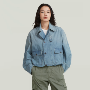 Parachute Oversized Jacket - Light blue - Women, Jackets and Blazers, G-Star RAW catalog