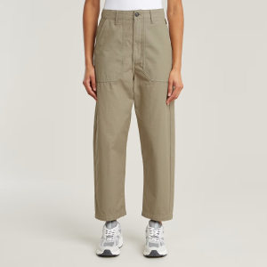 Pilot Cropped Pants - Beige - Women, Pants, G-Star RAW catalog