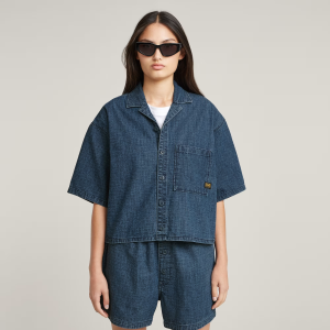 PJ Shirt - Medium blue - Women, Shirts, G-Star RAW catalog