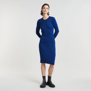 Plated Slim Knitted Dress - Multi color - Women, Dresses, G-Star RAW catalog