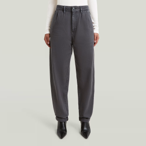 Pleated Tapered Chino - Grey - Women, Pants, G-Star RAW catalog