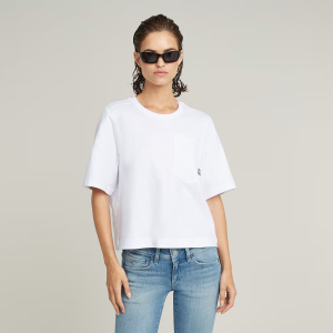 Pocket Top - White - Women, T-Shirts, G-Star RAW catalog