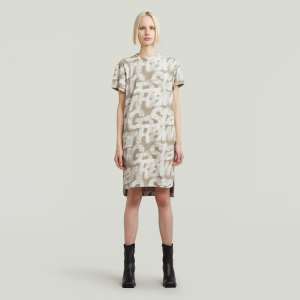 Printed Loose T-Shirt Dress - Multi color - Women, Dresses, G-Star RAW catalog