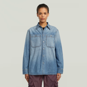 Regular 2-Pocket Shirt - Light blue - Women, Shirts, G-Star RAW catalog