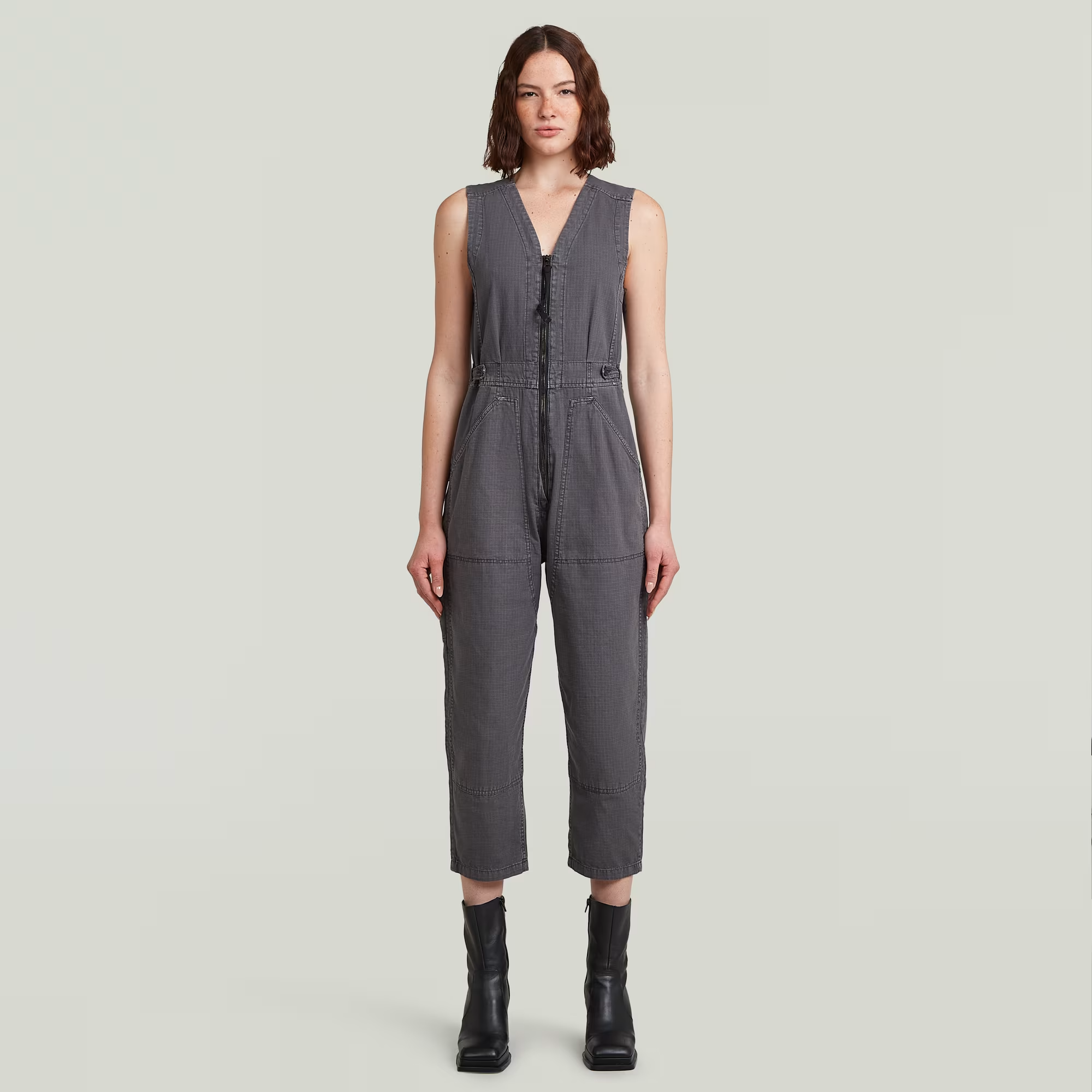 Relaxed Jumpsuit - Grey - Women, Jumpsuits-Overalls, G-Star RAW catalog
