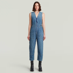 Relaxed Jumpsuit - Medium blue - Women, Jumpsuits-Overalls, G-Star RAW catalog