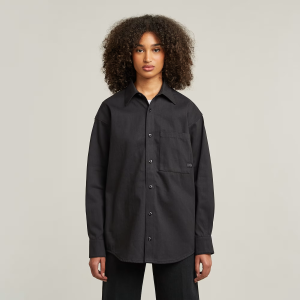 Relaxed Overshirt - Dark blue - Women, Jackets and Blazers, G-Star RAW catalog
