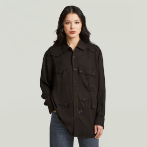 Relaxed Pocket Shirt - Brown - Women, Shirts, G-Star RAW catalog