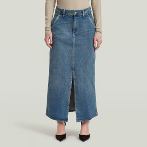 Revynn Long Skirt - Medium blue - Women, Skirts, G-Star RAW catalog