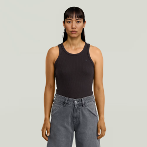 Ribbed Tanktop - Black - Women, T-Shirts, G-Star RAW catalog