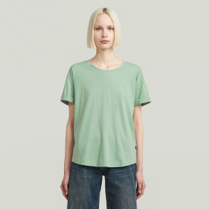 Rolled Up Boyfriend T-Shirt - Green - Women, T-Shirts, G-Star RAW catalog