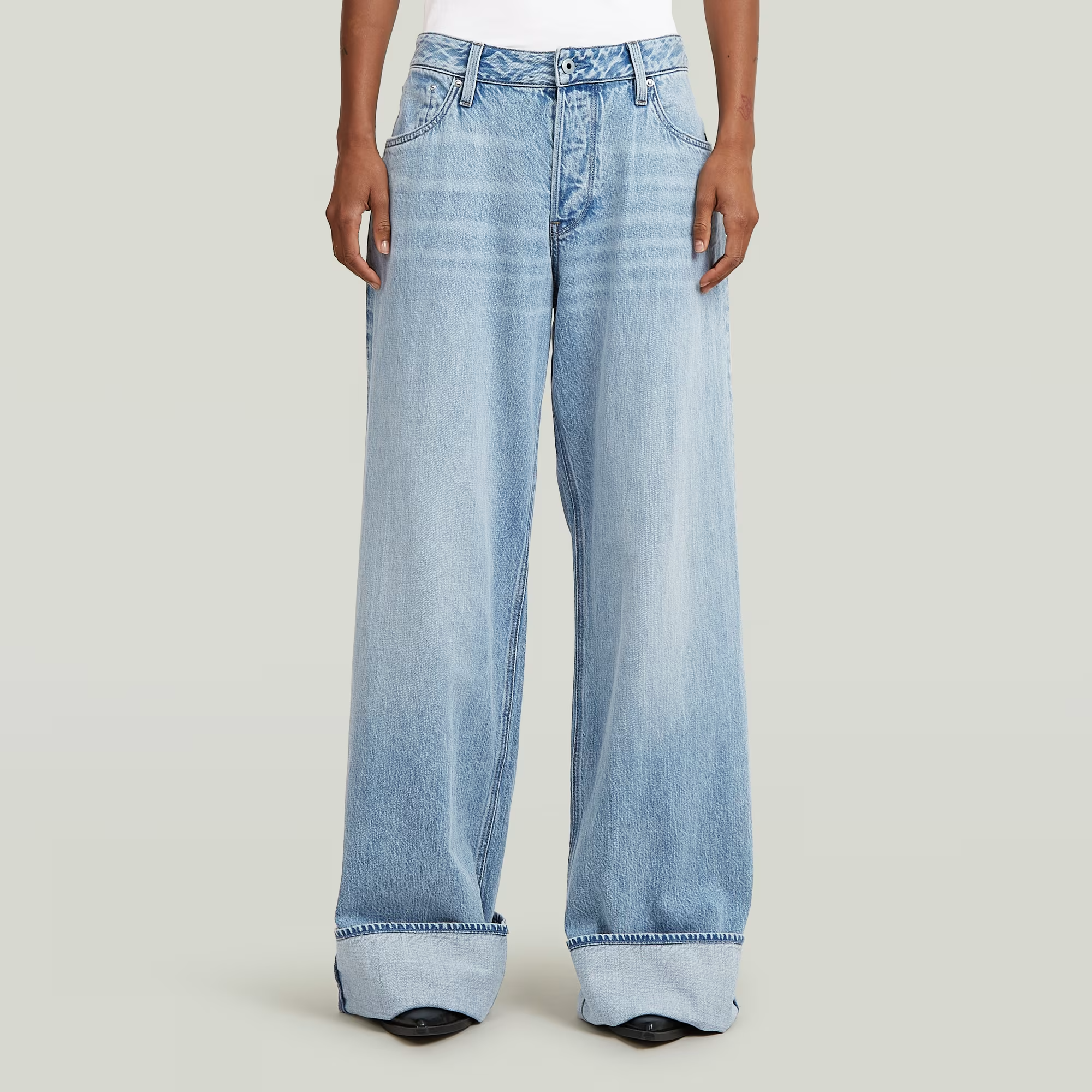 Roxx Wide Jeans - Light blue - Women, Jeans, G-Star RAW catalog
