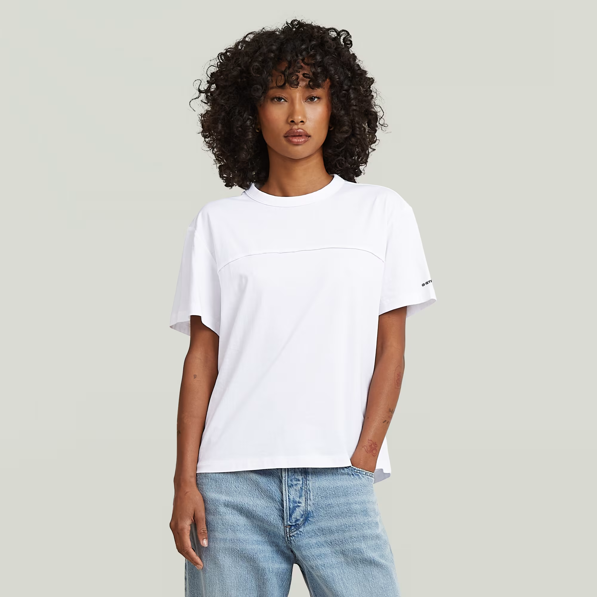 Seam T-Shirt - White - Women, T-Shirts, G-Star RAW catalog