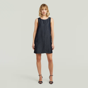 Shift Cargo Dress - Dark blue - Women, Dresses, G-Star RAW catalog