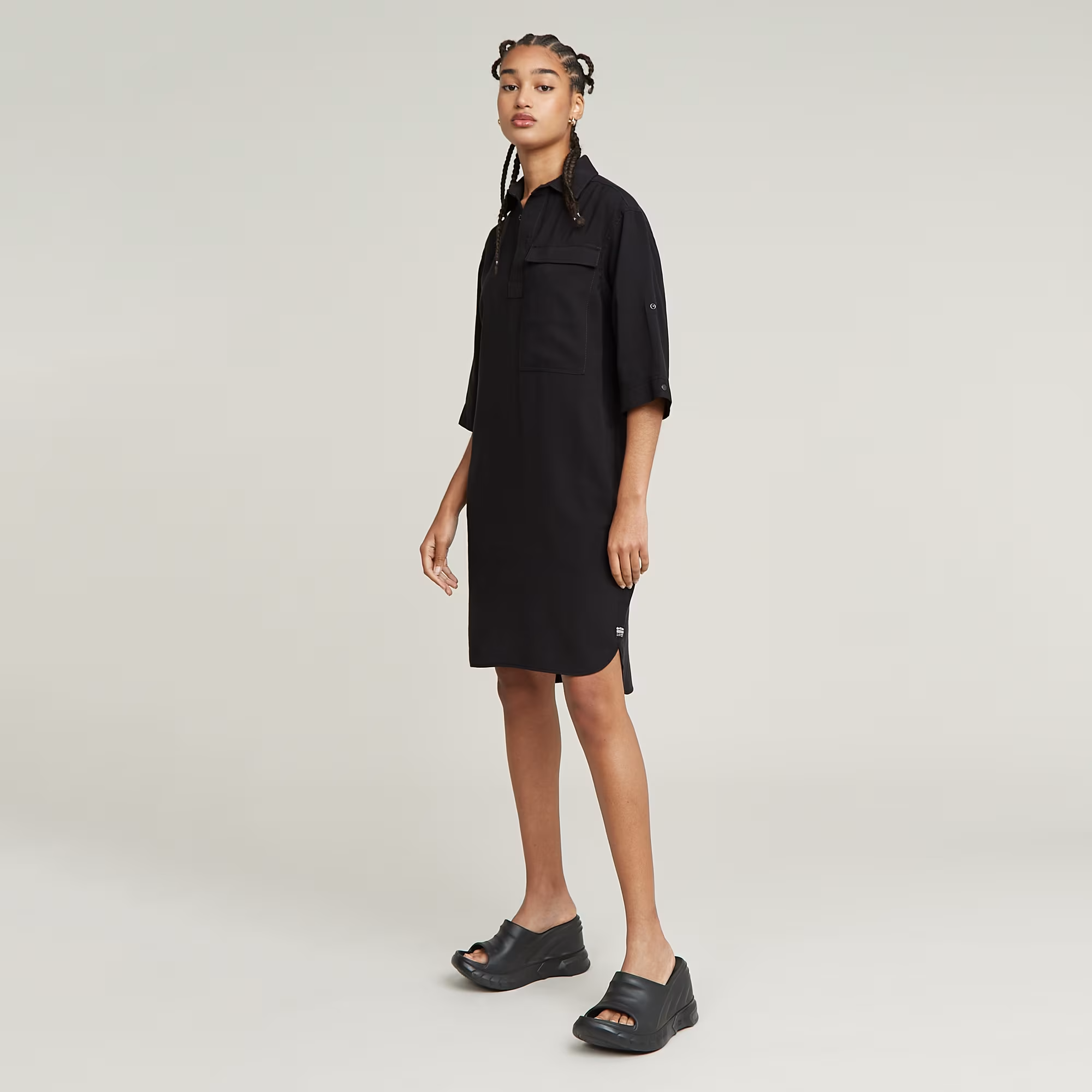 Shirt Dress - Black - Women, Dresses, G-Star RAW catalog