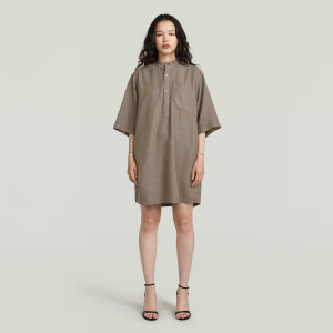 Shirt Dress - Brown - Women, Dresses, G-Star RAW catalog