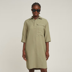 Shirt Dress - Green - Women, Dresses, G-Star RAW catalog