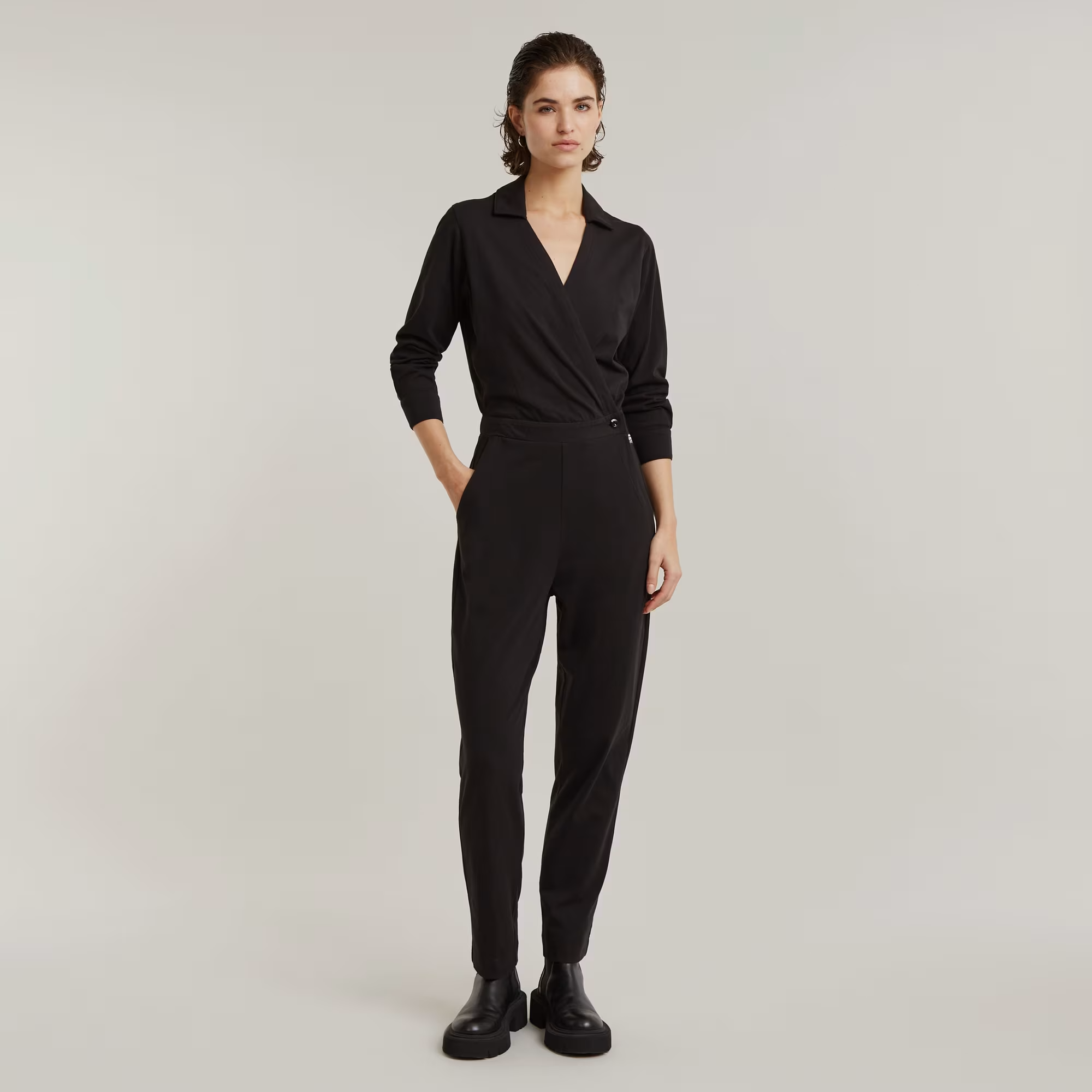 Shirt Jumpsuit - Black - Women, Jumpsuits-Overalls, G-Star RAW catalog