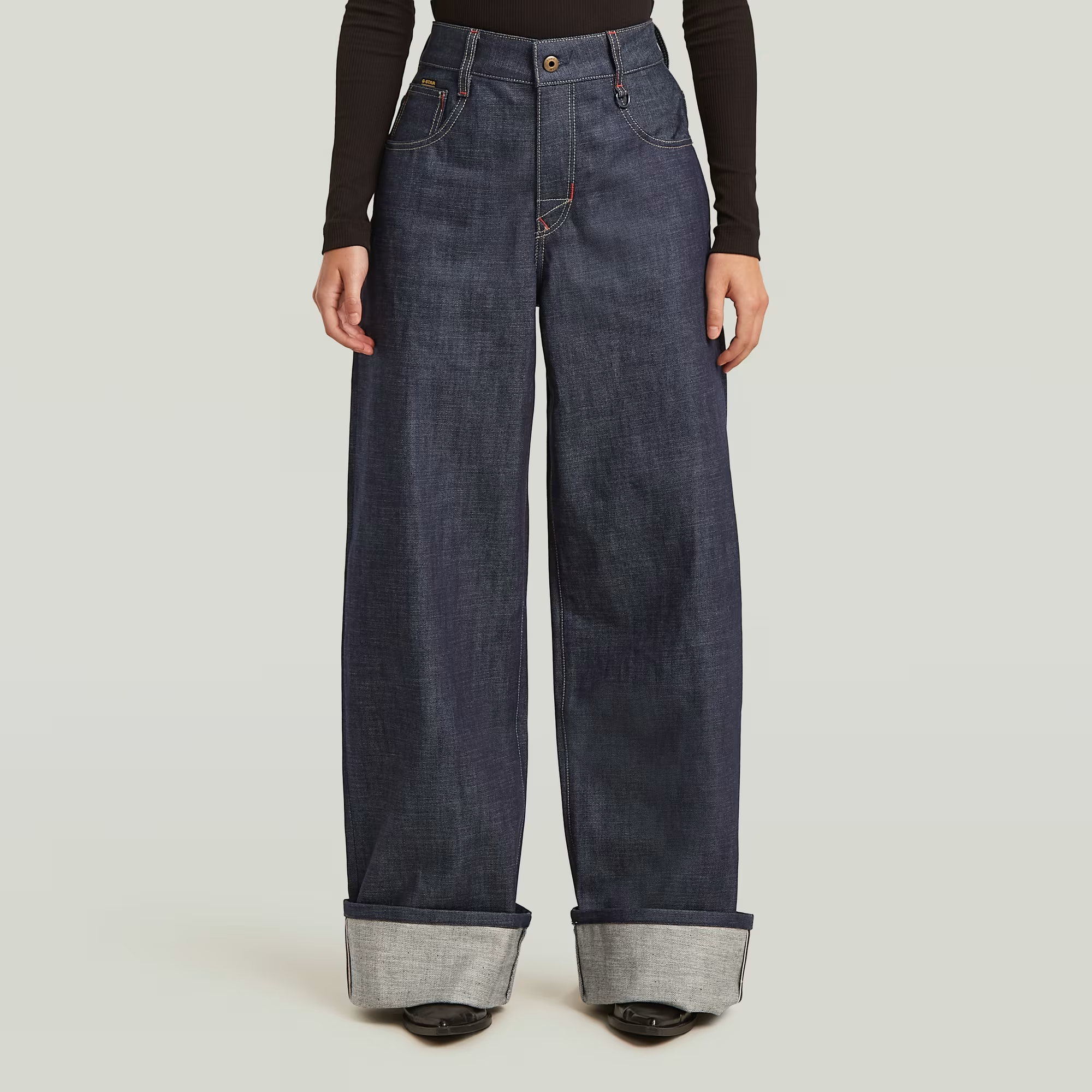Skater Selvedge Jeans - Dark blue - Women, Jeans, G-Star RAW catalog