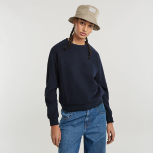 Sleeve Construction Sweater - Dark blue - Women, Sweatshirts-Hoodies, G-Star RAW catalog